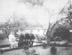 1908-00-00 100 (LA03-251) Familien Olsen, Bækgaard, i haven. Fra højre Niels Olsen, sønnen Ole Marius Olsen, hustruen Laura Olsen, og tjenestepigen Kirstine.png