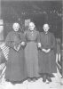 De tre døtre fra Lillegård Cathrine gift Jørgensen, Anne Christine gift Bramsen og Jacobine gift Roos, ca 1935